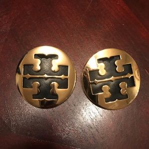 handmade Tory Burch clip on earrings....